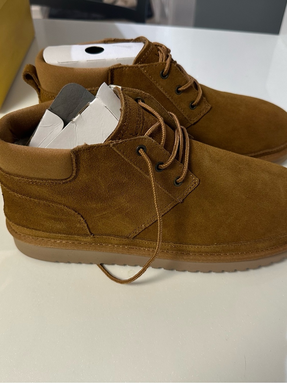 Koolaburra Men's Suede Lace-Up Boots - Brown